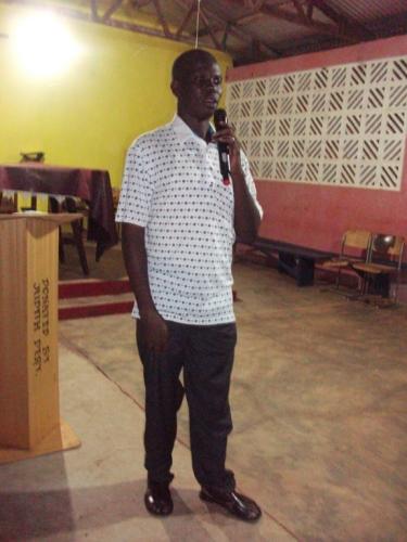 Talk on prayer by Mathias Dery Badu