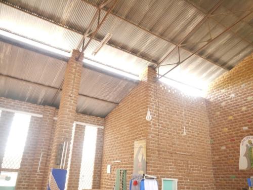 Inside the church