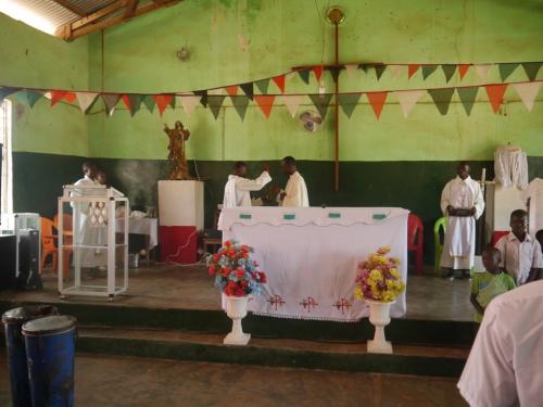Incensing the altar