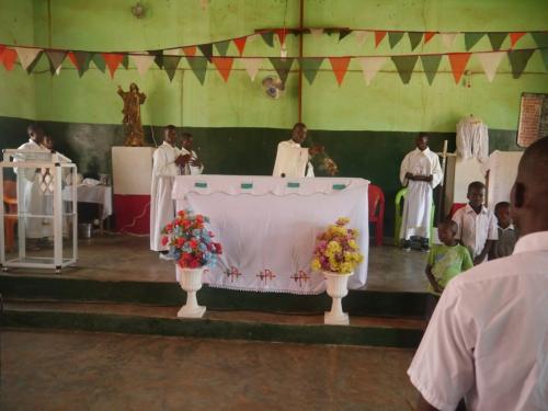 Incensing the altar